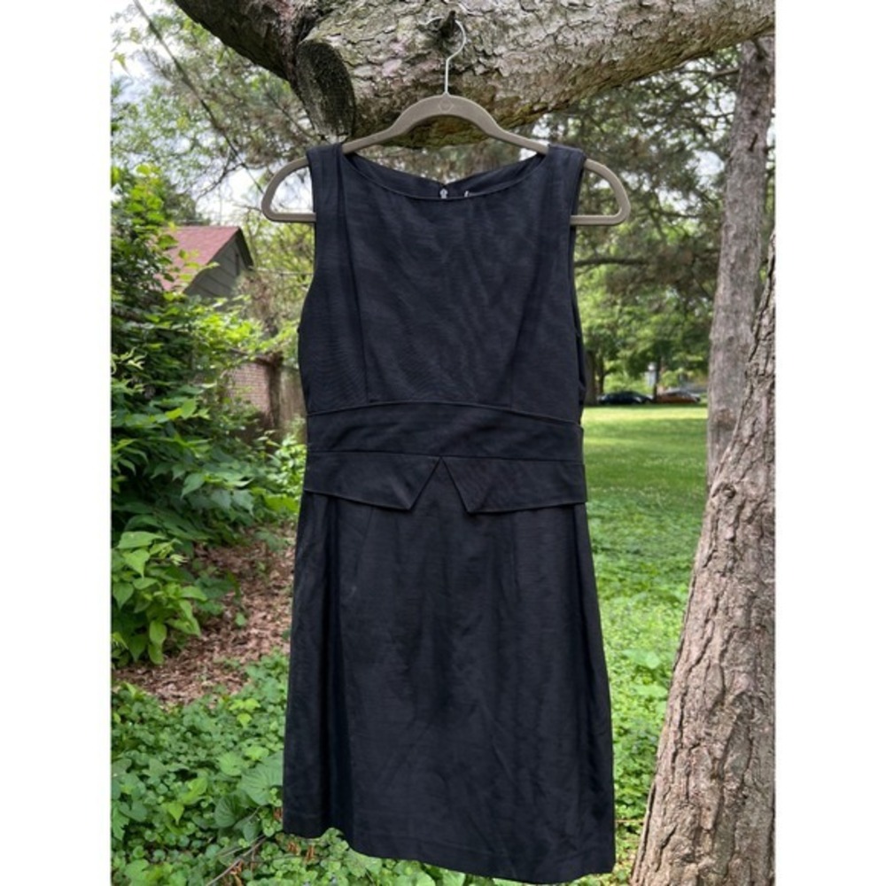 ALEXANDER WANG Black sleeveless Cocktail Mini Dress/ Structured Waist Size 6
